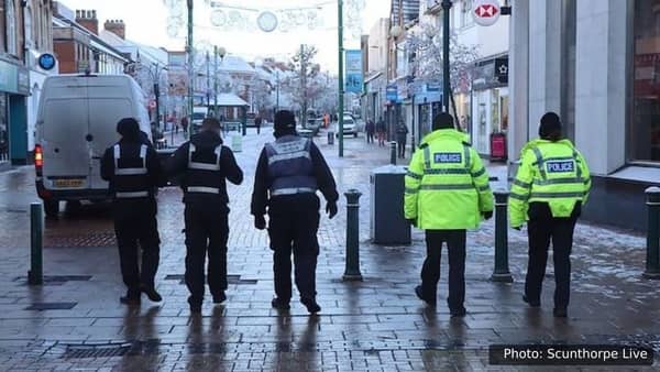 Enforcement officers on patrol, from Scunthorpe Live's report on the fines