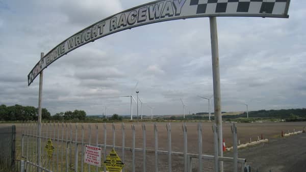 Entrance to Eddie Wright Raceway, Normanby Road, Scunthorpe