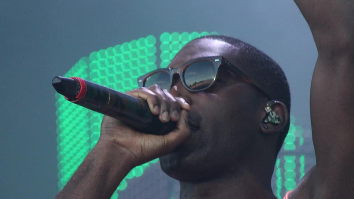 Tinie Tempah performing